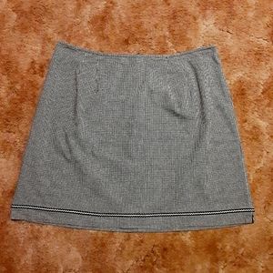 VENEZIA Black & White Gingham mini skirt 16